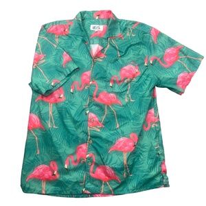 Pink Uzzi Uzzi | Shirts | Uzzi Amphibious Gear Medium Short Sleeve Button Down ...
